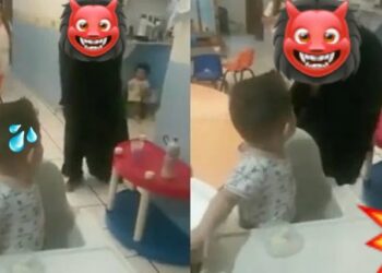 Video. Maestra asusta a NIÑOS con ESPELUZNANTE máscara y ¡clausuran el kínder!