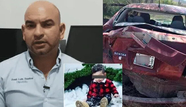 Acusan a ALCALDE de Lampazos de provocar accidente donde murió BEBÉ y evadir a la ley