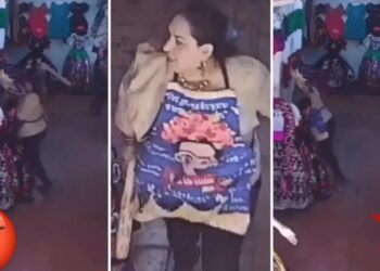 Video. ¡Indignante!, mujer GOLPEA con un bate a ANCIANITA y ataca su local