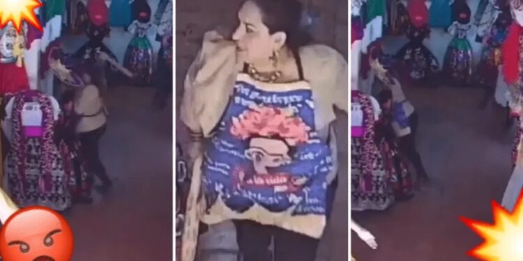 Video. ¡Indignante!, mujer GOLPEA con un bate a ANCIANITA y ataca su local
