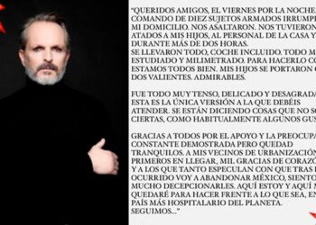 “Nos asaltaron, nos tuvieron atados…”: Miguel Bosé confirma que 10 ‘pistoleros’ asaltaron su casa