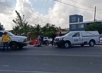 ¡Impacto fatal!, motociclista muere al ser chocado por transporte en Altamira