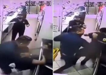 Video. ¡SALVAJE golpea y deja GRAVE a menor, empleado de Subway en SLP!