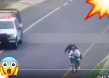 ¡PESADILLA de madre!, le arrebatan a su BEBÉ y se la llevan en la caja de una ‘bici’