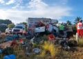 ‘Burla’ a la MUERTE al sobrevivir a carreterazo y quedar PRENSADO en Tampico