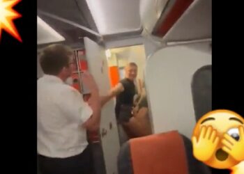 Video. Amor en el aire: descubren a ‘calenturientos’ teniendo relaciones en baño de avión