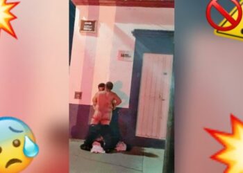 Cachan a dos tipos “echando pasión” en centro de Oaxaca; así las reacciones