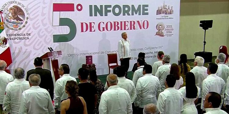 “Nuestro modelo de desarrollo ‘humanismo mexicano’ es eficaz”: AMLO en 5° Informe de Gobierno