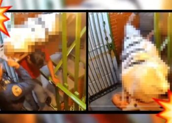 Video. Misteriosa muerte: captan a ‘poli’ bajando un cadáver por escaleras en CDMX