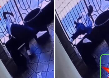 Video. ¡INCREÍBLE!: ladrón ‘elástico’ escapa por el pequeño espacio de un portón
