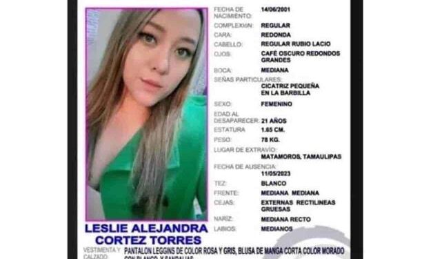 ¡RECOMPENSA!: ofrecen 1 MILLÓN por el presunto FEMINICIDA de Leslie Alejandra en Matamoros