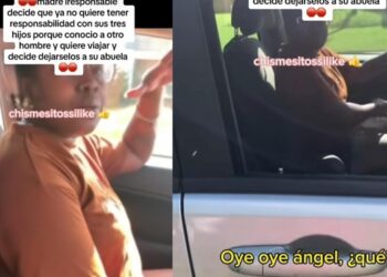 Video. Mujer abandona a sus hijos con la abuela, ¡porque prefiere a su nuevo novio!