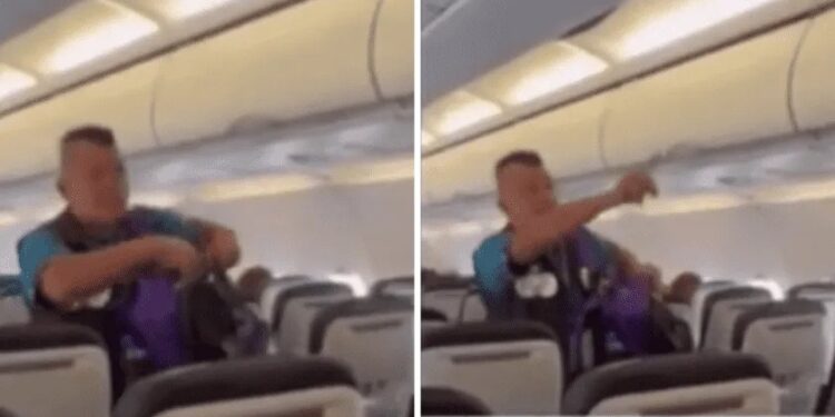 Video. ¡Mariguanol en oferta!, vende pomadas en vuelo internacional y se hace viral