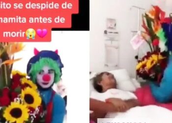 VIDEO. Última sonrisa: payasito visita a su mamá enferma y la hace feliz antes de que muera