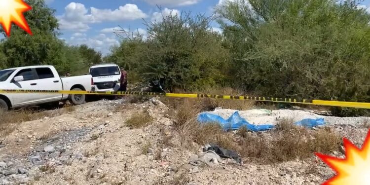 Hallan CADÁVER semienterrado con huellas de TORTURA en terreno de Reynosa