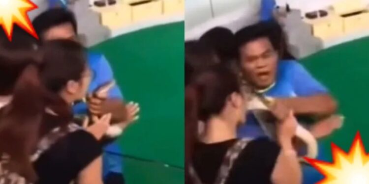 VIDEO. ¡Besito con mordidita!, mujer se acerca a besar a una serpiente y es atacada