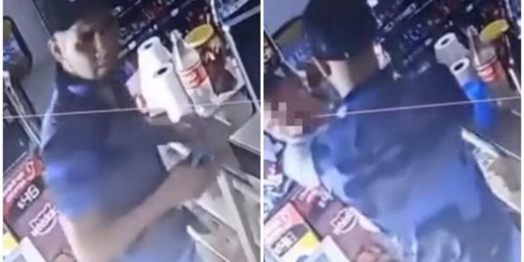 Video. ¡Borracho abusivo GOLPEA a NIÑO de 11 años en una tienda en SLP!