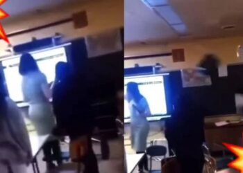 Video. ¡FURIOSA joven lanza una silla a su MAESTRA y ella cae desmayada!