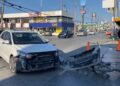 Motociclistas HERIDOS tras aparatoso CHOQUE contra vehículo en Reynosa