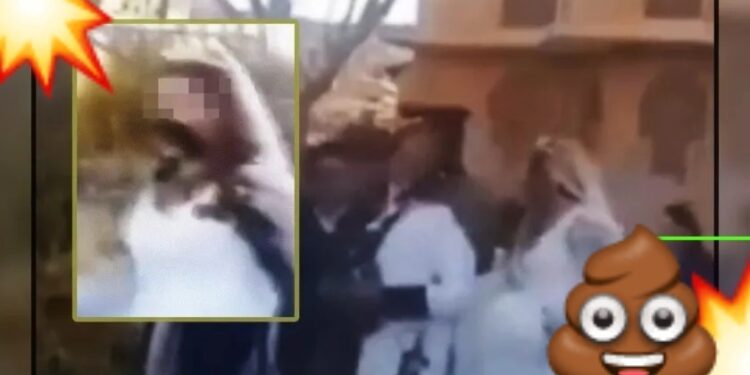 Video. Enloquece y lanza excremento a su ex y a su novia el día de su boda