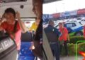 Video. “Mío, ese hombre es mío…”: doñitas se desgreñan por un amor en la combi