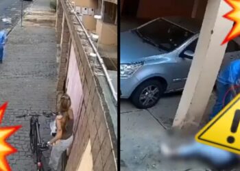 Video. Imágenes fuertes: desquiciado golpea y dispara a su esposa por pedirle el divorcio