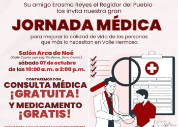 Continúa la Gran Jornada Médica este sábado en Valle Hermoso