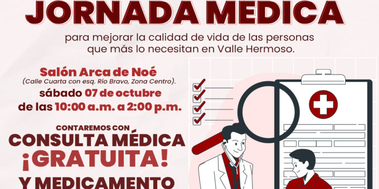 Continúa la Gran Jornada Médica este sábado en Valle Hermoso