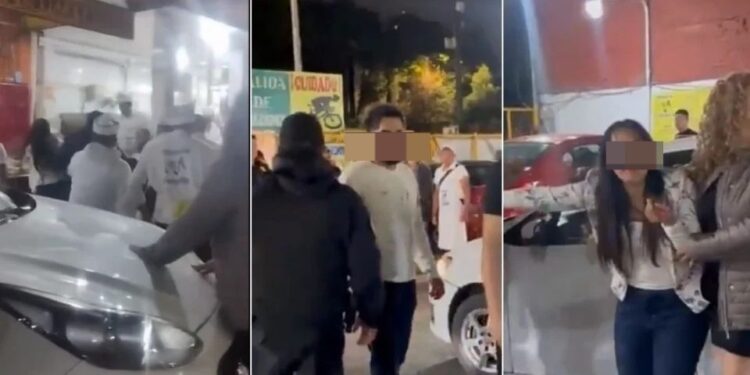 ¡Meseros GOLPEAN salvajemente a una pareja en taquería El Borrego Viudo!