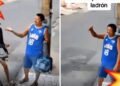 Video. Estaba a punto de ser ASALTADO, pero se salva porque ¡el LADRÓN es su ‘compa’!