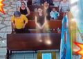 VIDEO. ¡Sinvergüenza pide a su niña que robe un bolso en plena misa!