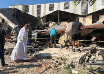 Lamentable: sube a 12 el número de MUERTOS tras derrumbe de iglesia en Madero