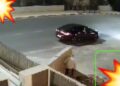 VIDEO. Trata de resguardarse para salvarse, pero ¡misil cae justo en su escondite!