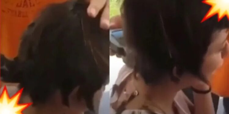 Video. Pa’ que se eduque: papá rapa a su hija por burlarse de niña con cáncer
