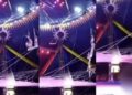 VIDEO. Show de horror: trapecista cae al vacío en pleno espectáculo