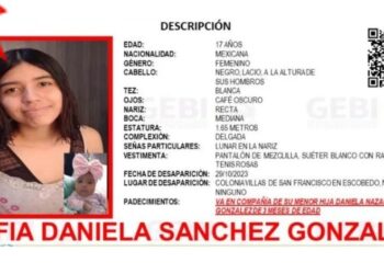 Angustia por desaparición de ADOLESCENTE y su BEBÉ en Nuevo León