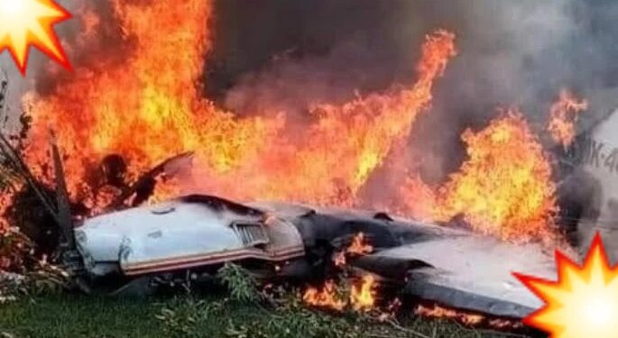 ¡Tragedia!, cae avioneta que trasladaba a paciente grave; hay 4 muertos