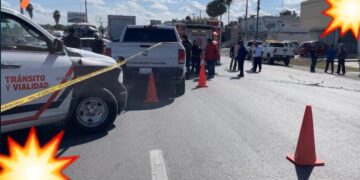 ¡Derrape mortal!, motociclista MUERE APLASTADO por camión de carga en Reynosa