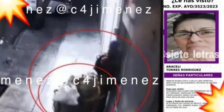 Sospechoso: Araceli fue hallada MUERTA; su hermano fue captado empujando un ‘BULTO’